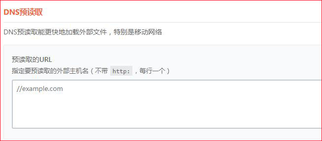 wp rocket的DNS预读取功能