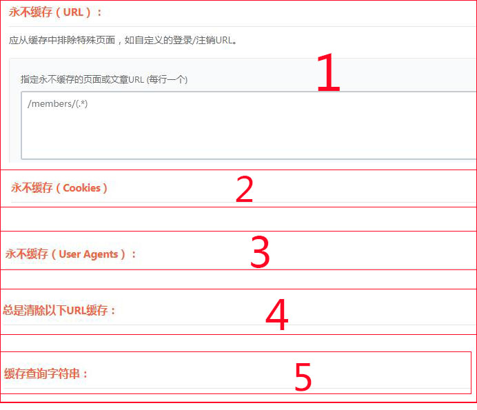 wp rocket的高级规则功能