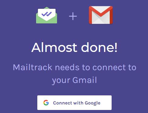 mailtrack的gmail账号授权