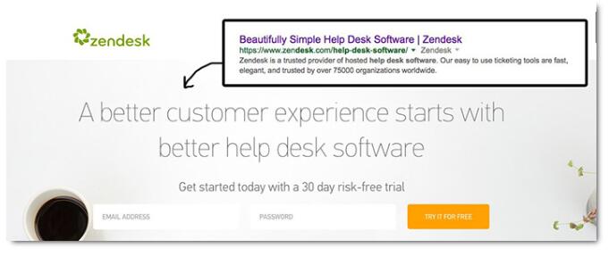 zendesk的页面标题